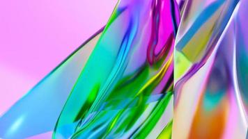 3d rendering, Abstract gradient holographic iridescent background, Wallpaper, Display, Screen, Monitor photo