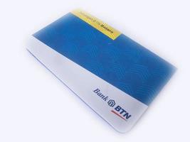 Sidoarjo, Jawa timur, Indonesia, 2022 -  a btn passbook on a white background photo