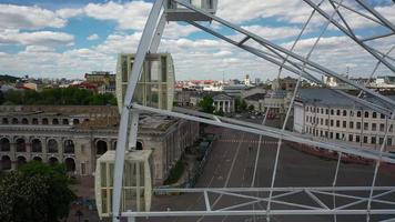 vista aérea da cidade de kiev, ucrânia 2021 video