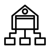 Distribution Center Icon Design vector