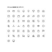 icons basic User Interface suitable for web, apk, and additional jobs you are working on vector