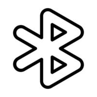 diseño de icono de bluetooth vector