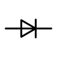 Diode Icon Design vector