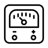 Voltmeter Icon Design vector