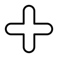 Plus Sign Icon Design vector