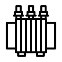 Power Transformer Icon Design vector