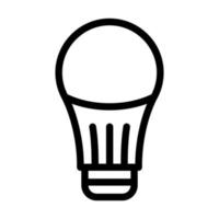 diseño de icono de luz led vector