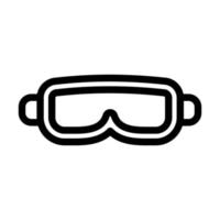 diseño de icono de gafas vector