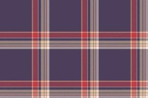 Plaid background, check seamless pattern in blue. Vector fabric texture for textile print, wrapping paper, gift card or wallpaper.