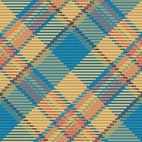 Seamless pattern of scottish tartan plaid. Repeatable background with check fabric texture. Vector backdrop striped textile print.