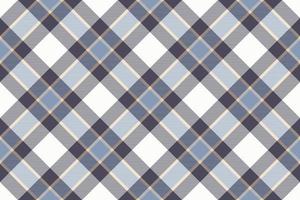 Tartan plaid background, diagonal check seamless pattern. Vector fabric texture for textile print, wrapping paper, gift card, wallpaper.