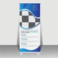 Corporate business roll up banner design template