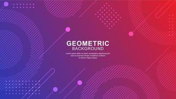 Geometric shape background with modern design vector