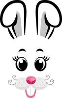 The rabbit is the symbol of 2023. Vector illustration