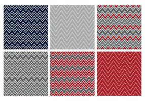 Christmas Chevron patterns vector