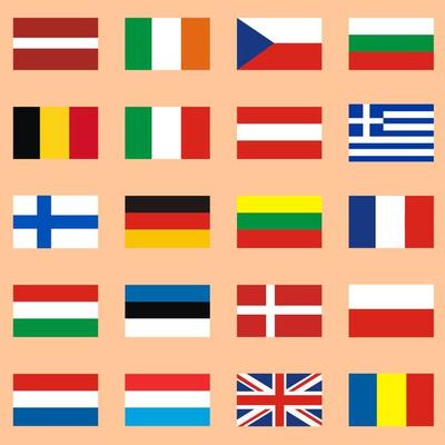 Flags of European Countries Stock Illustration - Illustration of business,  flags: 11193157