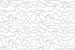 patrón sin fisuras de la línea de cardiograma. olas de mar líneas curvas, garabatos irregulares, ondulación, mano temblorosa. cubierta de plantilla mínima abstracta decoración textil para el hogar. Ilustración de vector de fondo de textura de agua.