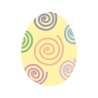 Pasen schattig geschilderd ei png