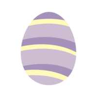 lindo huevo de pascua pintado png