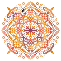 patrón geométrico de mandalas, mandala cálida, flor de la vida del arco iris con loto, flor de la vida en loto png