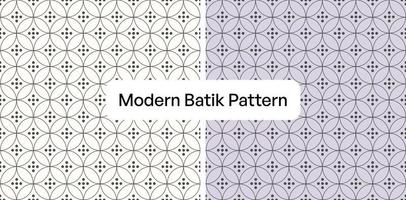 patrón de batik moderno llamado kawung del vector de país de indonesia