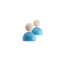 3D Isolated Social Media Icon png