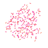 forma orgânica de desenho à mão abstrata estética de forma livre irregular. png