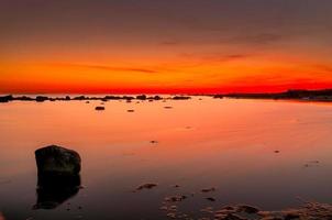 nice landscape over the nice city in sweden photo