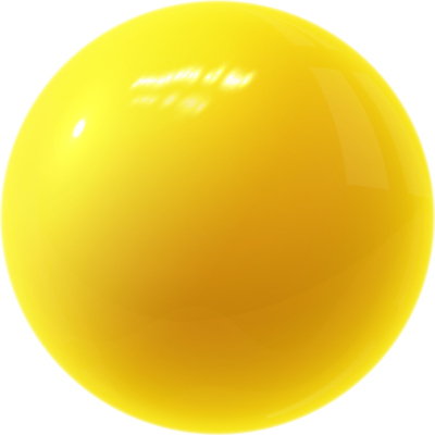 bola amarela brilhante 11421325 PNG