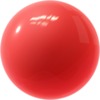 rote glänzende Kugel png