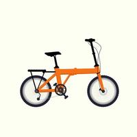 bicycle flat design style vector illustration