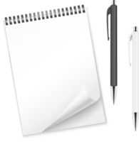 notebook and pens png