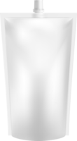 maquete de pacote de doy branco png