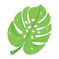 A trendy flat sticker of palm leaf vector