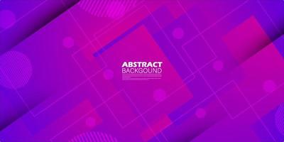 Abstract geometric background for social media cover design in dark pink purple color, presentation background, tech banner.Eps10 vector