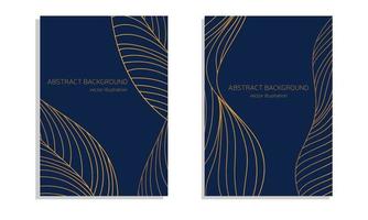 Set of cover for annual report or any documents premium background. Luxury vector illustration