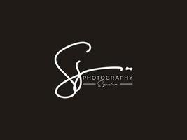Letter SS Signature Logo Template Vector