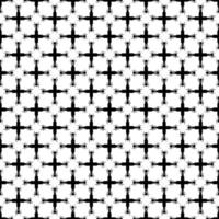 Black and white seamless pattern texture. Greyscale ornamental graphic design. vector