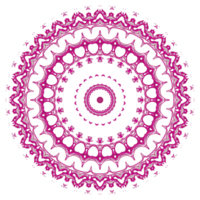 Abstract mandala decoration with round shape png