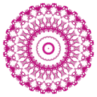 Abstract mandala decoration with round shape png