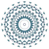 Abstract mandala pattern with circular shape png