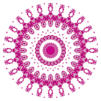 Abstract mandala decoration with round shape png