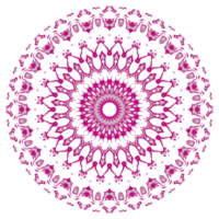 Abstract mandala decoration with round shape png