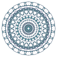 patrón de mandala abstracto con forma circular png