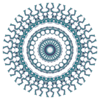 padrão de mandala abstrata com forma circular png