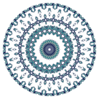 padrão de mandala abstrata com forma circular png