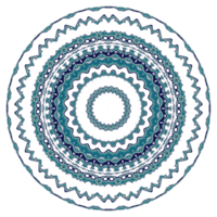 padrão de mandala abstrata com forma circular png