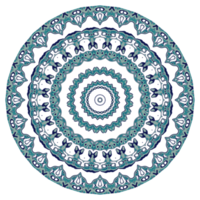 padrão de mandala abstrata com forma circular png