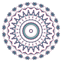 ornamento de mandala abstrato com forma de círculo png