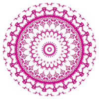 Abstract mandala decoration with round shape png